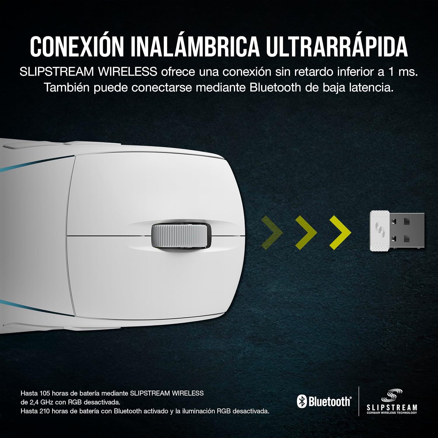 Thumbnail 6 de Corsair M75 Wireless RGB Ratón Ligero para Juegos