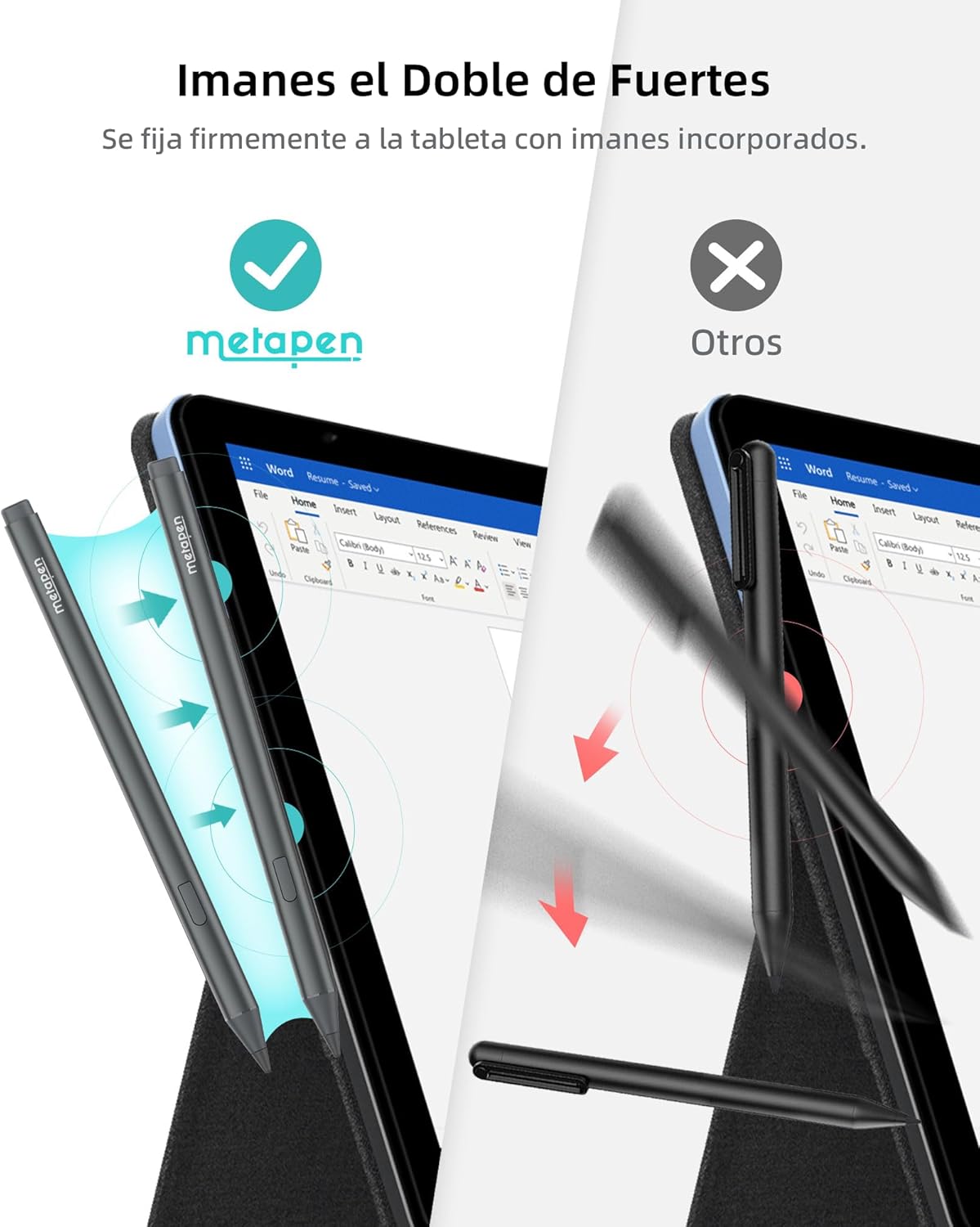 Thumbnail 7 de Metapen M2 Stylus para Surface - 4096 Niveles, Carga USB-C ✏