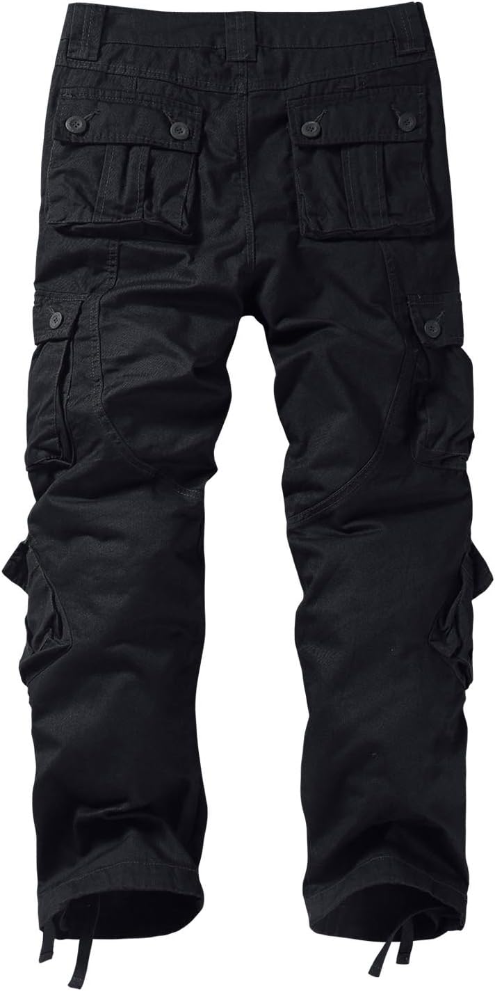 Detalle de Match Men's Cargo Pants 100% Cotton