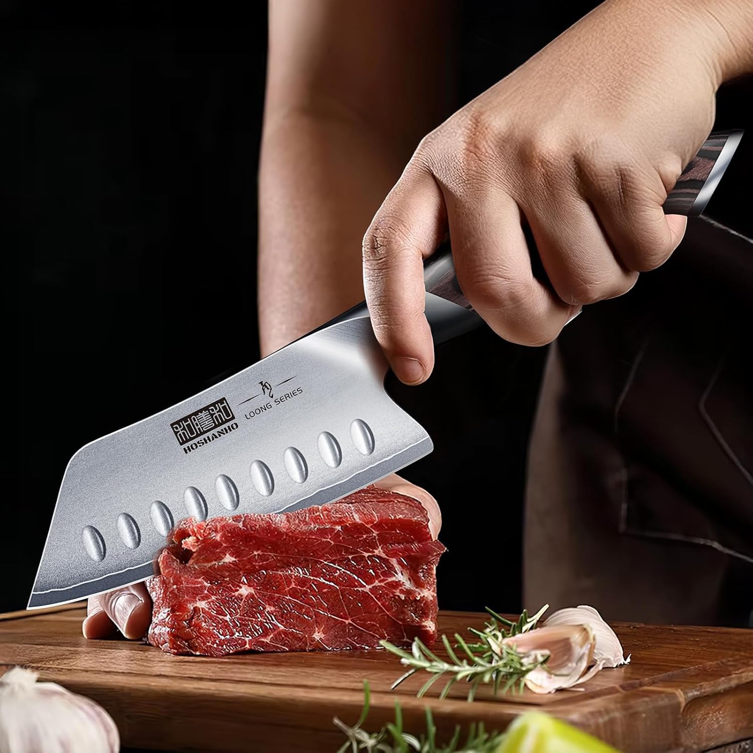 Detalle 1 de HOSHANHO Santoku Knife, 5-Inch