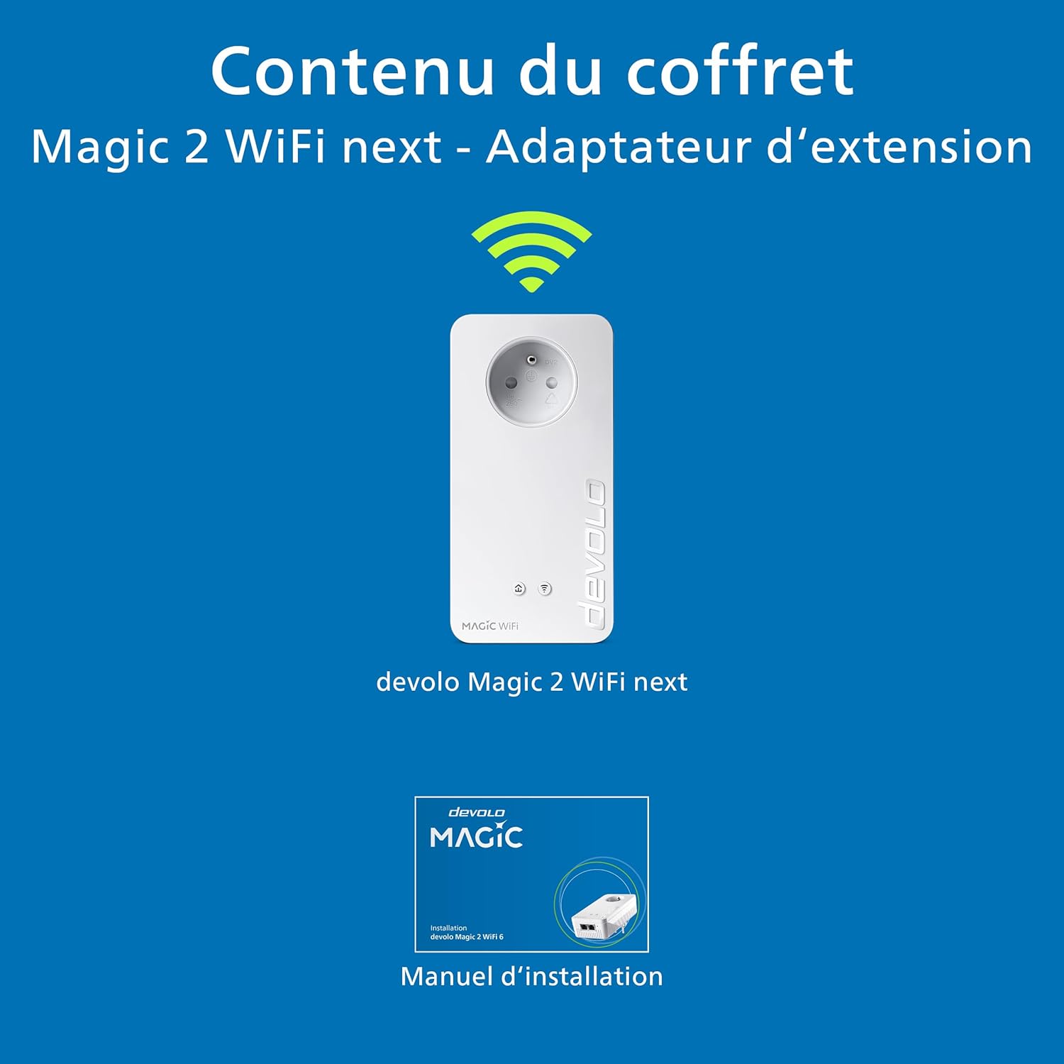 Thumbnail 6 de devolo Magic 2 WiFi 5 (ac) — Adaptateur CPL d’extension WiFi Mesh avec 2x Ethernet Gigabit
