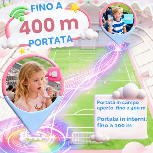 Detalle de Joynite Walkie Talkie Bambini Ricaricabili: videochiamate in movimento per i più piccoli