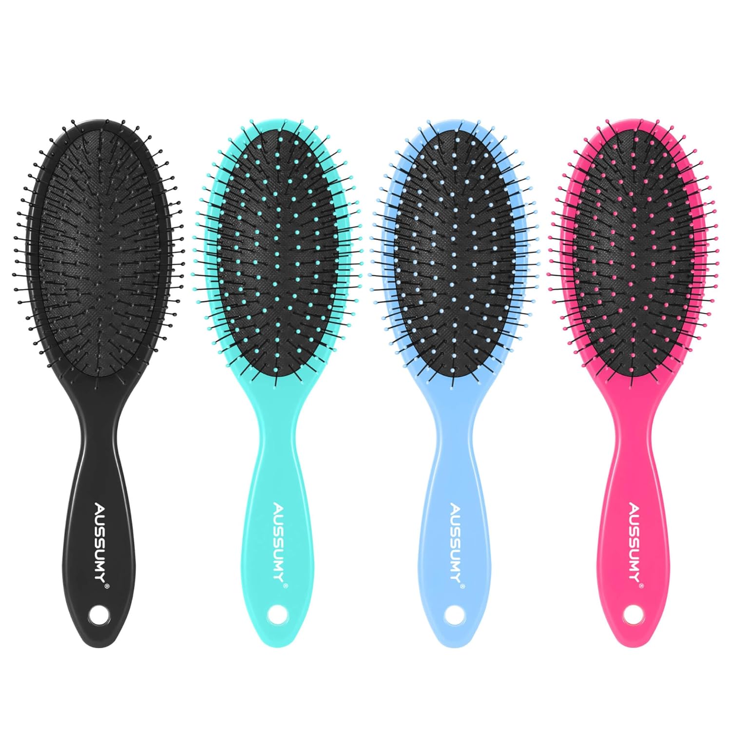 Detalle de Aussumy 4-Pack Detangling Hair Brushes with Air Cushion Cushioning