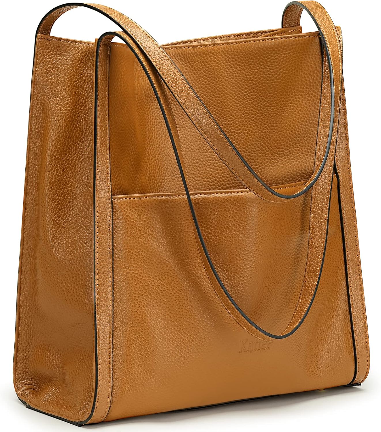 Thumbnail 6 de Kattee Sac à bandoulière en cuir véritable pour femme – Sacs à main moyen format