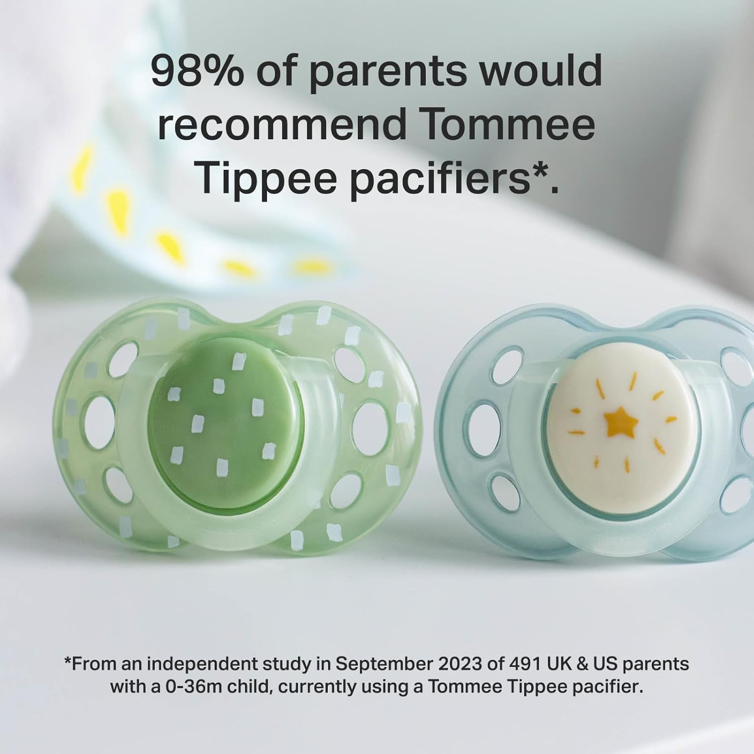 Thumbnail 5 de Tommee Tippee Night Time Pacifier 6-pack