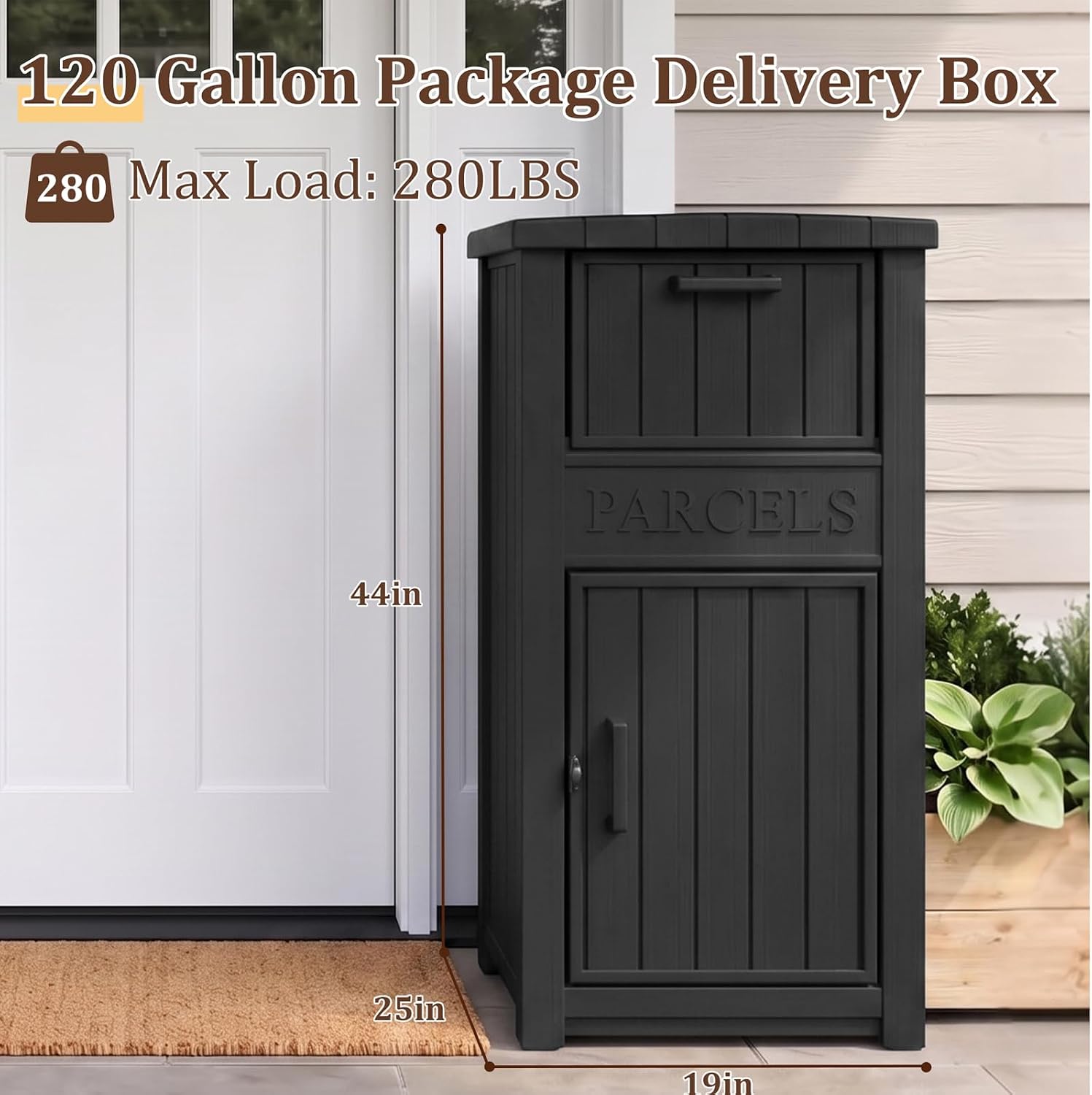 Detalle 2 de ATMELT Outdoor Package Delivery Box 120-Gallon