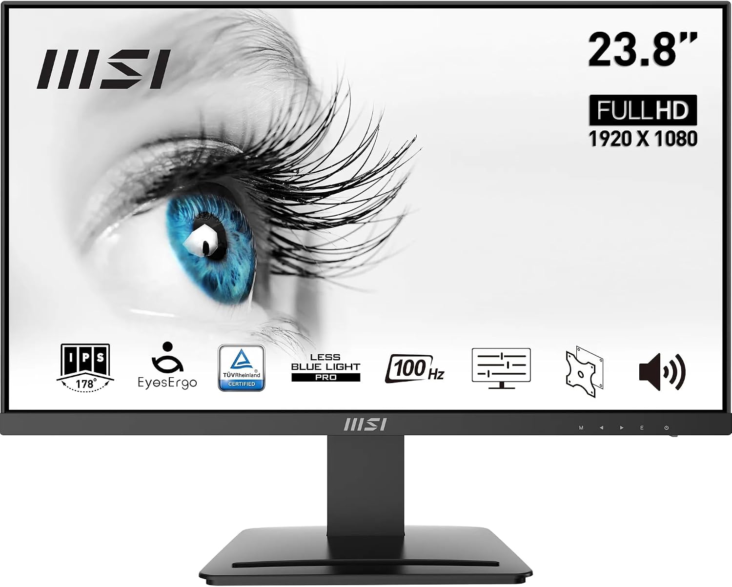 Detalle de MSI PRO MP243X Monitor 24 pollici IPS FHD 100 Hz