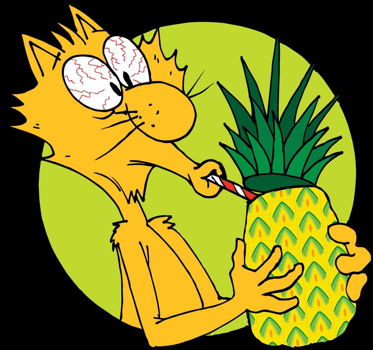 Detalle 1 de YEOWWW! Pineapple Catnip Toy for Cats, Yellow, 7
