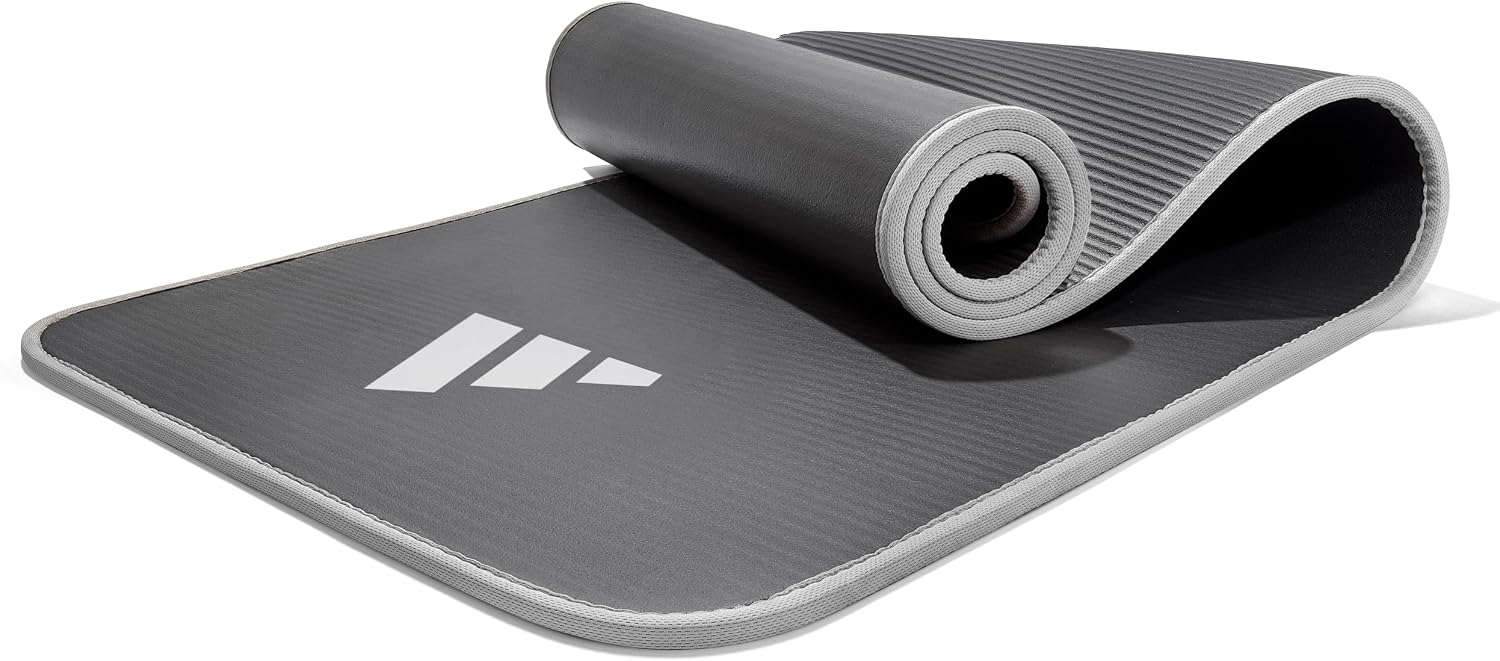 Detalle de adidas ADMT-12235 トレーニングマット 10mm厚・183×61cm、キャリーストラップ付き
