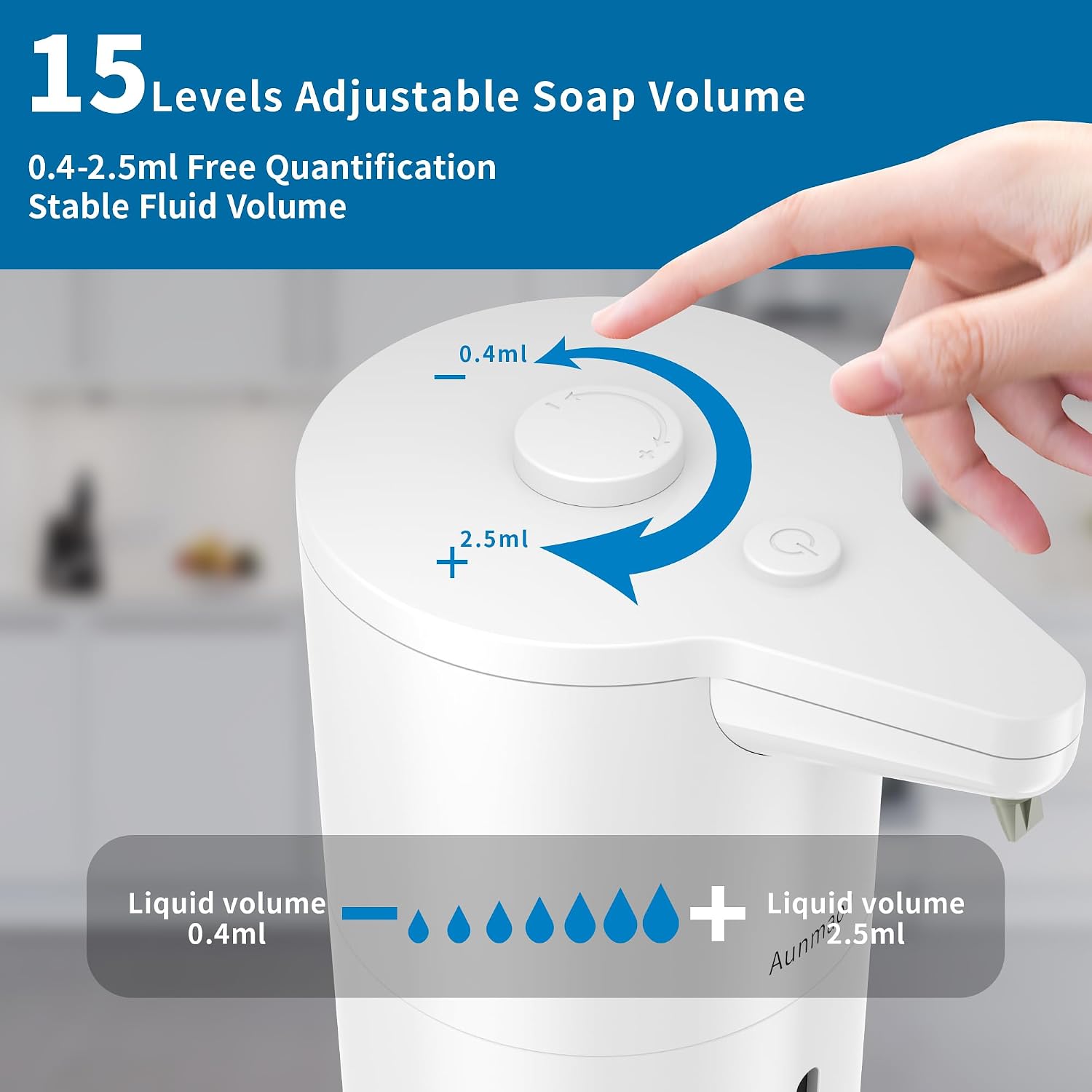 Detalle de Aunmaon Touchless Soap Dispenser