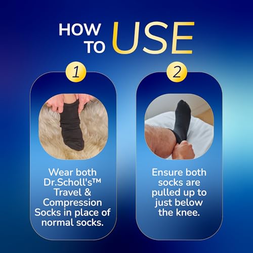 Thumbnail 7 de Dr. Scholl's Comfortable Flight Socks – Compression Stocking for Travel