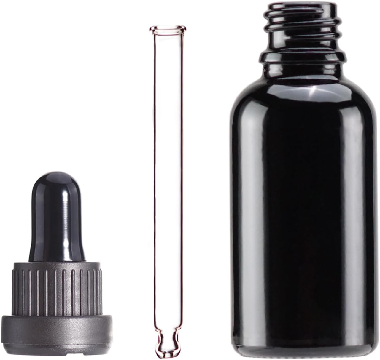Thumbnail 3 de YIZHAO Nero Bottiglie Contagocce Vetro 30ml 12 pezzi