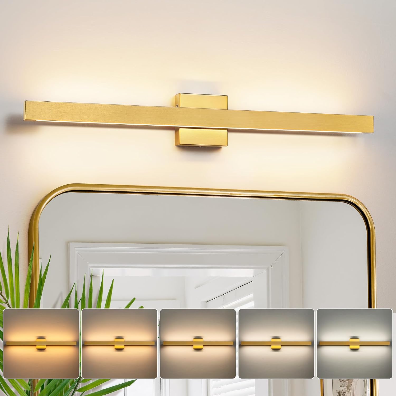 Detalle de CCYCOL Bathroom Vanity Light, 32-inch