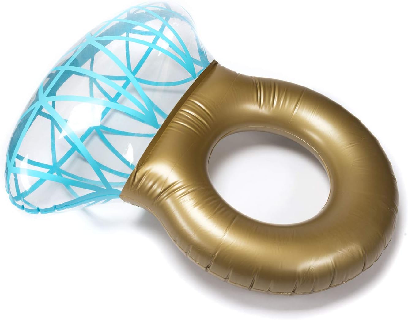Detalle de Anneau de natation gonflable en diamant – Bouée de natation comme île de bain romantique en diamant