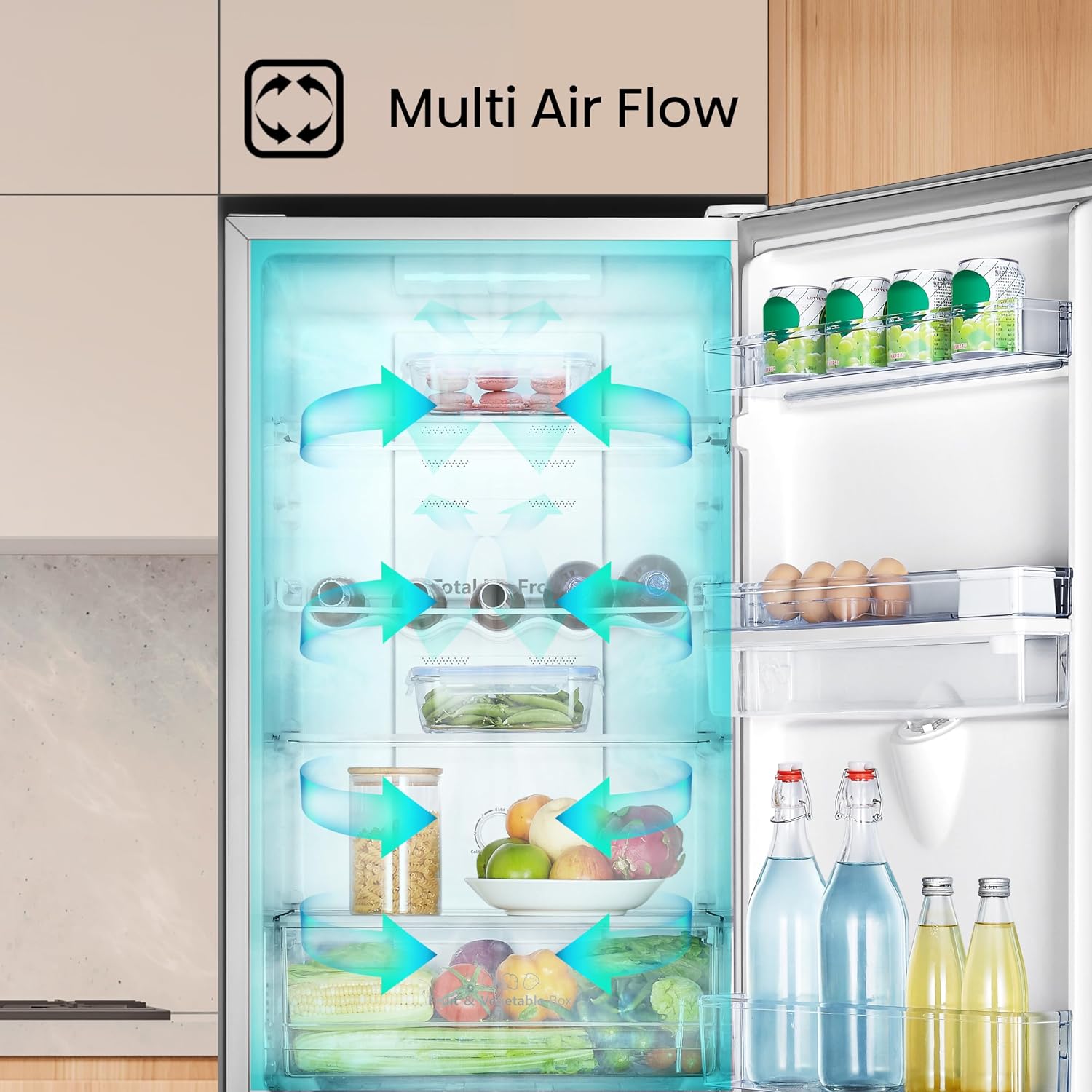 Detalle de Hisense RB327N4WWE 50/50 Freestanding Fridge Freezer review