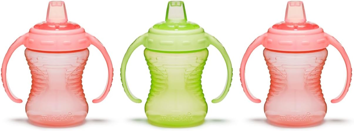 Thumbnail 4 de Munchkin Mighty Grip Trainer Cups – Lot de 3 gobelets d’apprentissage 236 ml, anti-fuite et sans BPA