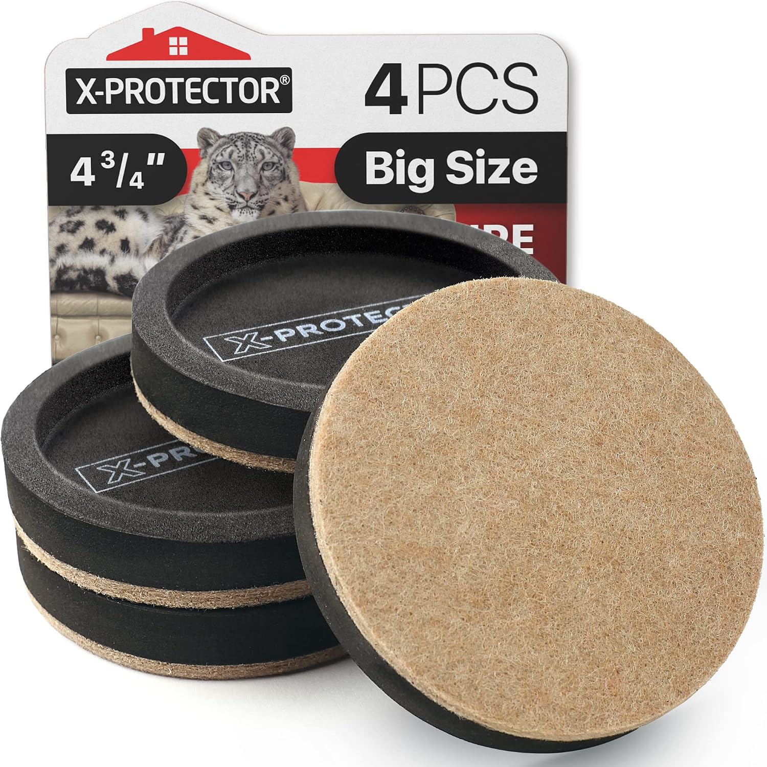 Thumbnail 6 de X-PROTECTOR Carpet Furniture Sliders, 16-Piece Set