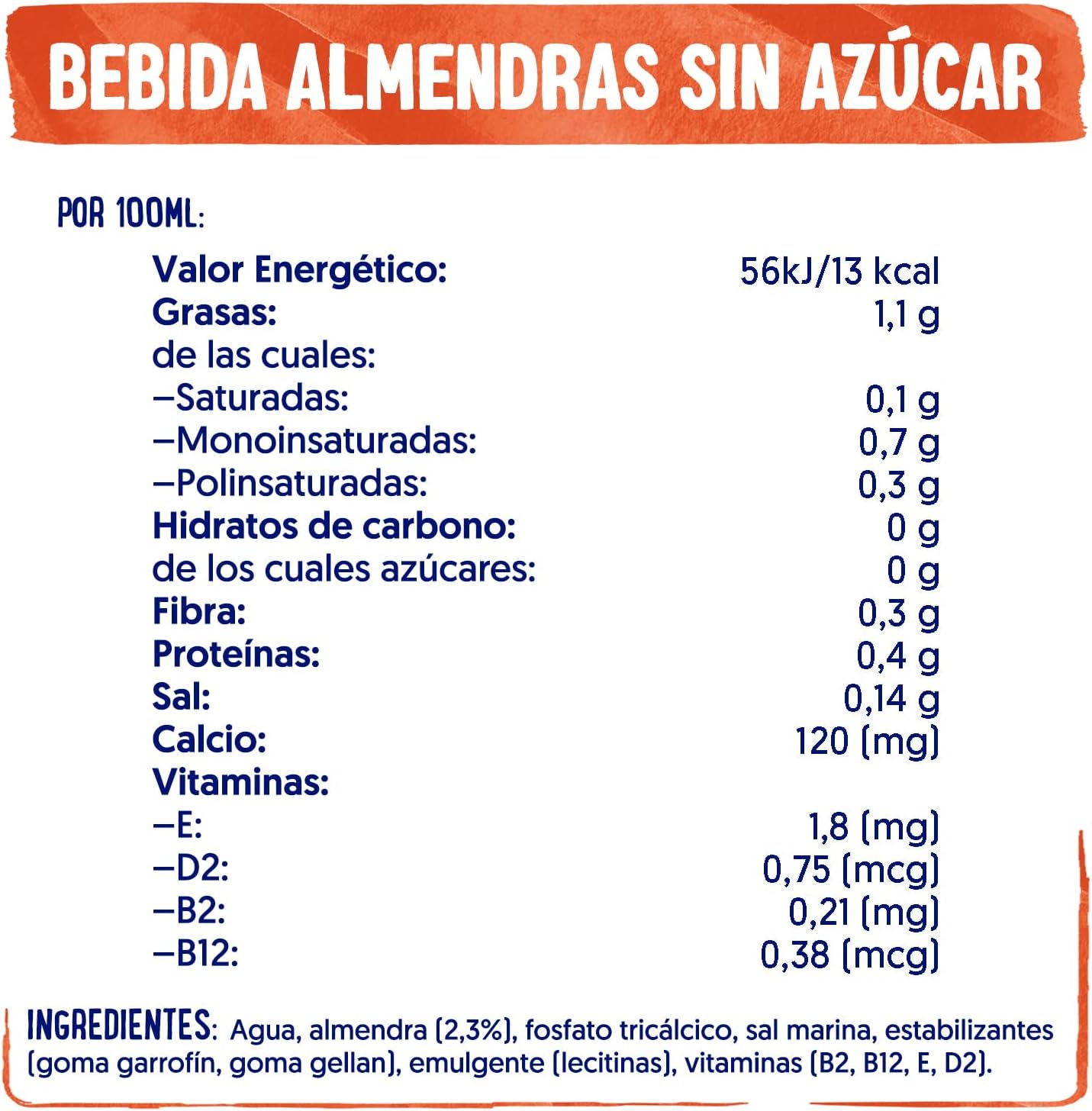 Detalle 2 de Alpro Bebida de Almendras sin Azúcar Pack 6L 🥛