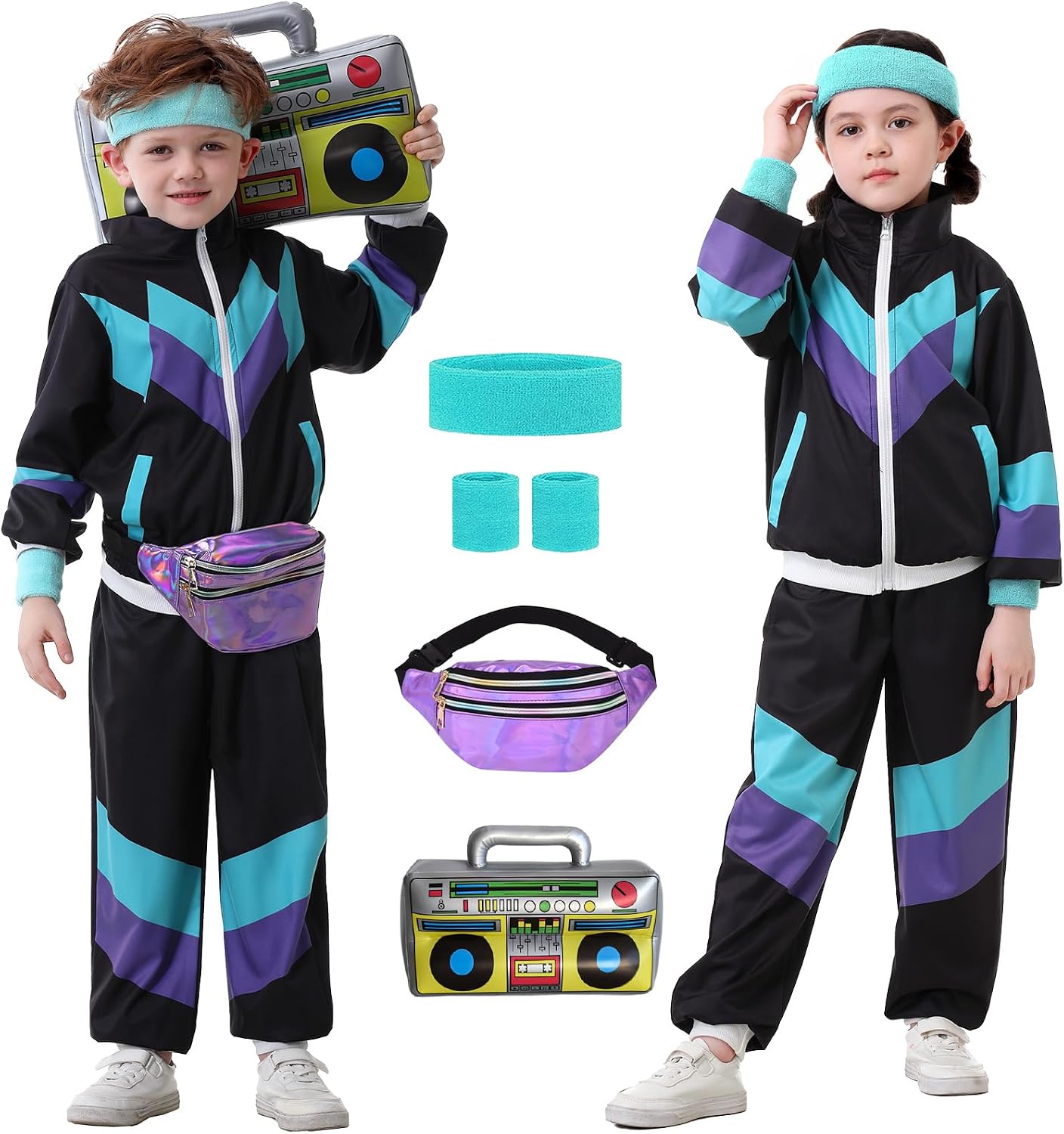 Detalle de Ezuwail Kids Tracksuit Set Polyester