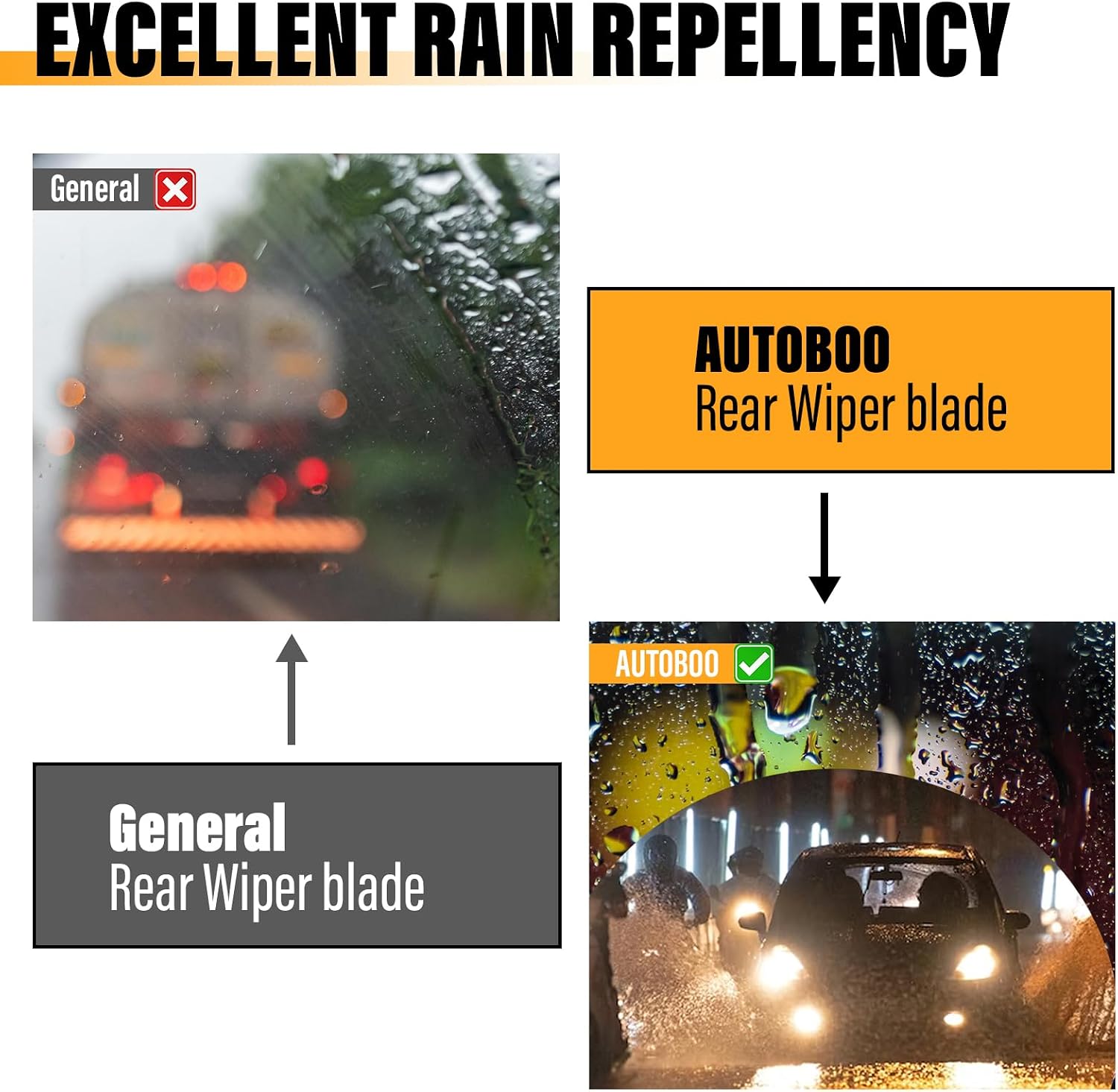 Thumbnail 4 de AUTOBOO 12 Inch Rear Wiper Blade