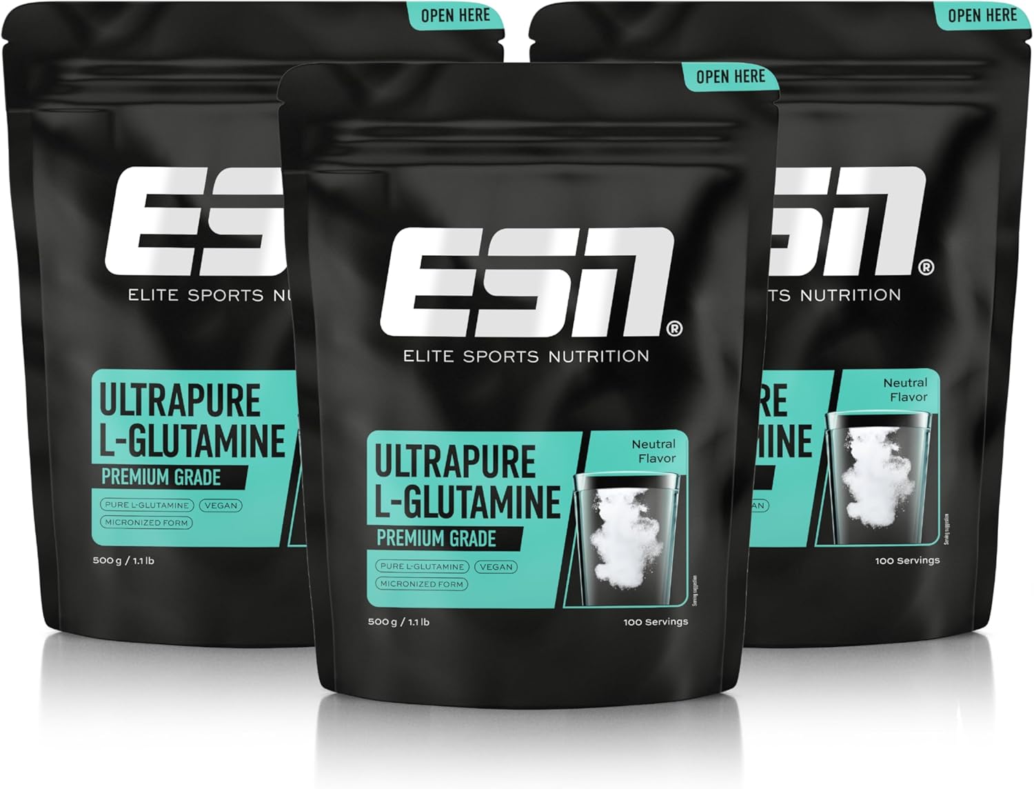 Thumbnail 5 de ESN Ultrapure L-Glutamine Pulver (500 g) – made in Germany