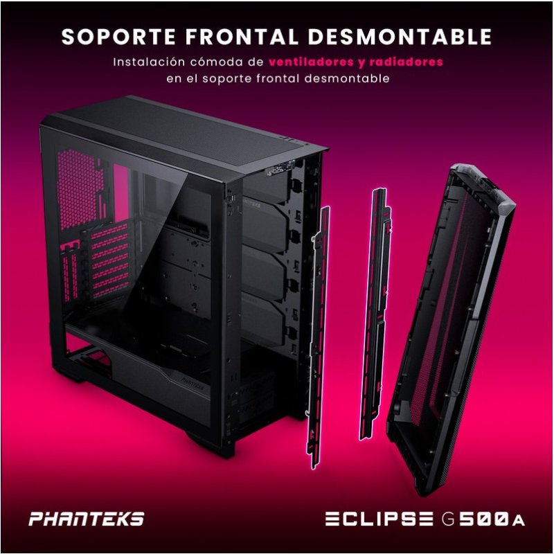 Thumbnail 1 de Phanteks Eclipse G500A Fanless caja Mid Tower 9 SSD
