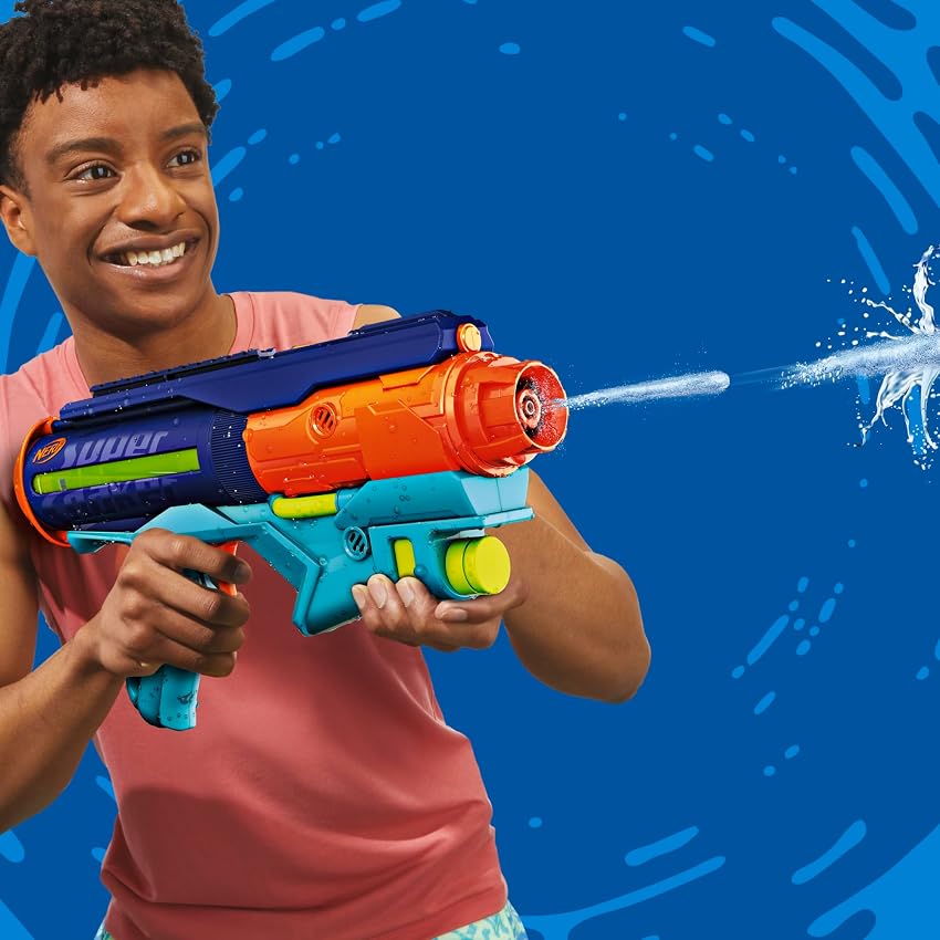Detalle 2 de Super Soaker Nerf Power Drench XL 💧 Lanzador de Agua