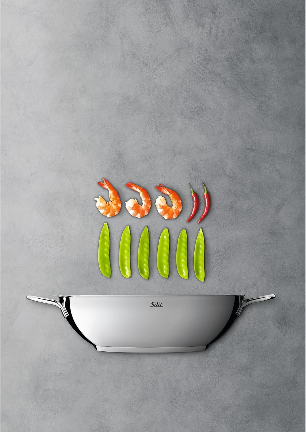 Thumbnail 2 de Silit Wok 32 cm – Induktionswokpfanne aus Edelstahl, für alle Herdarten