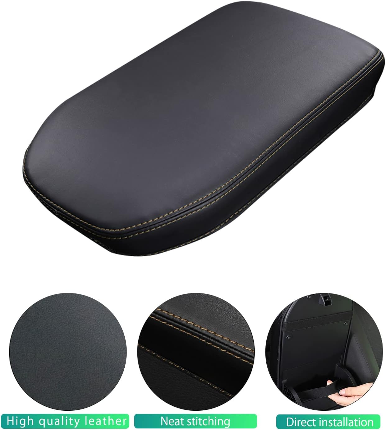 Thumbnail 1 de ZCLINKO RAV4 Armrest Cover (Beige Line) – Compatible with 2019–2025 Toyota RAV4