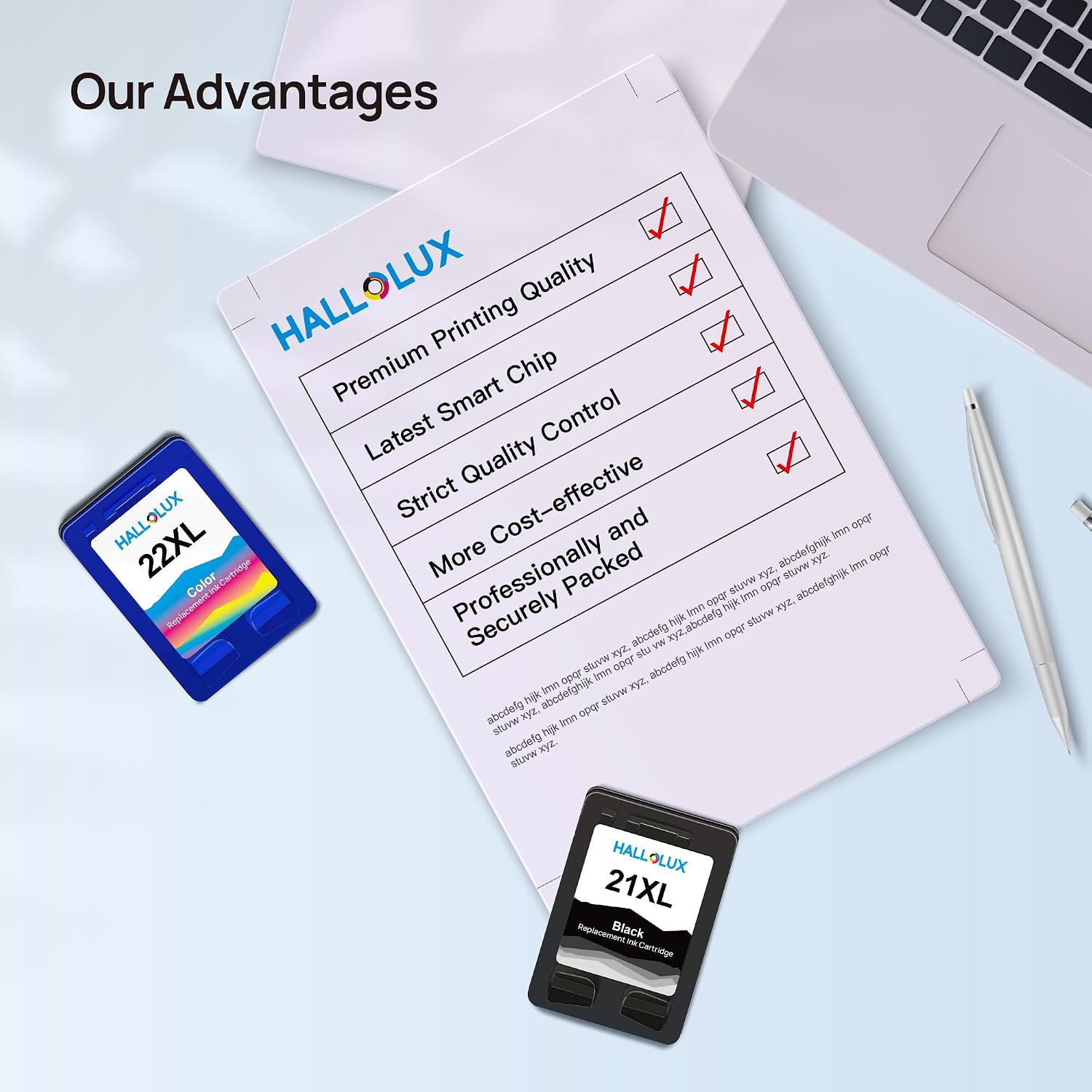 Thumbnail 3 de HALLOLUX Ink Cartridges 21XL/22XL