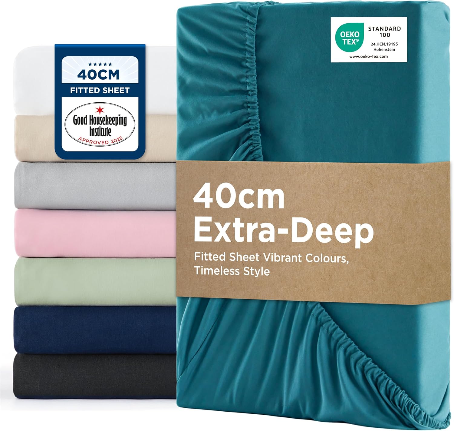 Thumbnail 6 de Bedsure Double Sheet Deep 16 inch