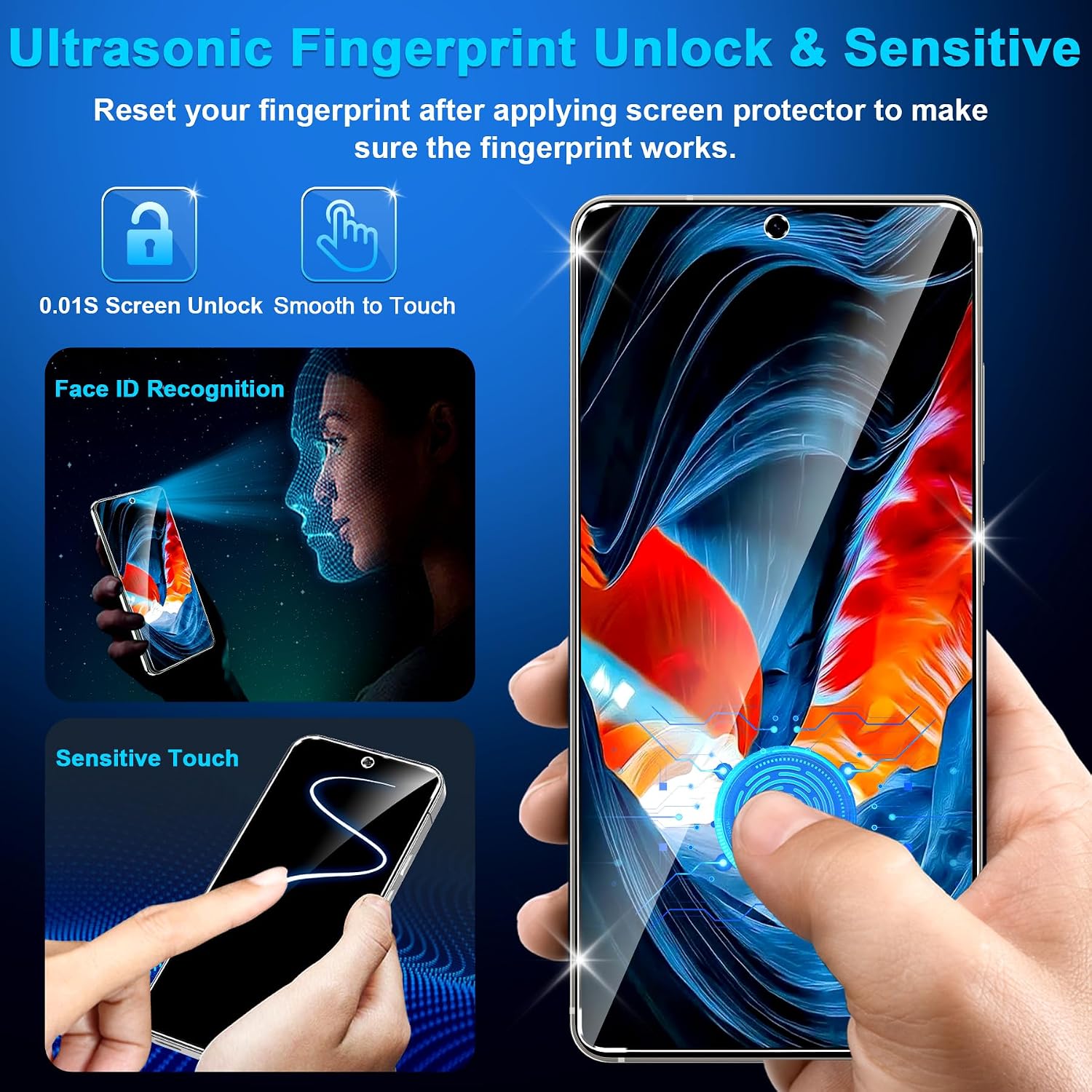 Thumbnail 6 de firtstnow Galaxy S26 FE Privacy Screen Protector Set, 25° Privacy, 9H+ Glass