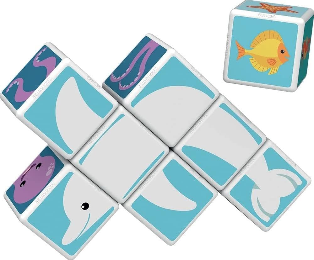 Thumbnail 6 de Geomag Magicube Sea Animals: gioco di costruzione magnetico con 8 cubi