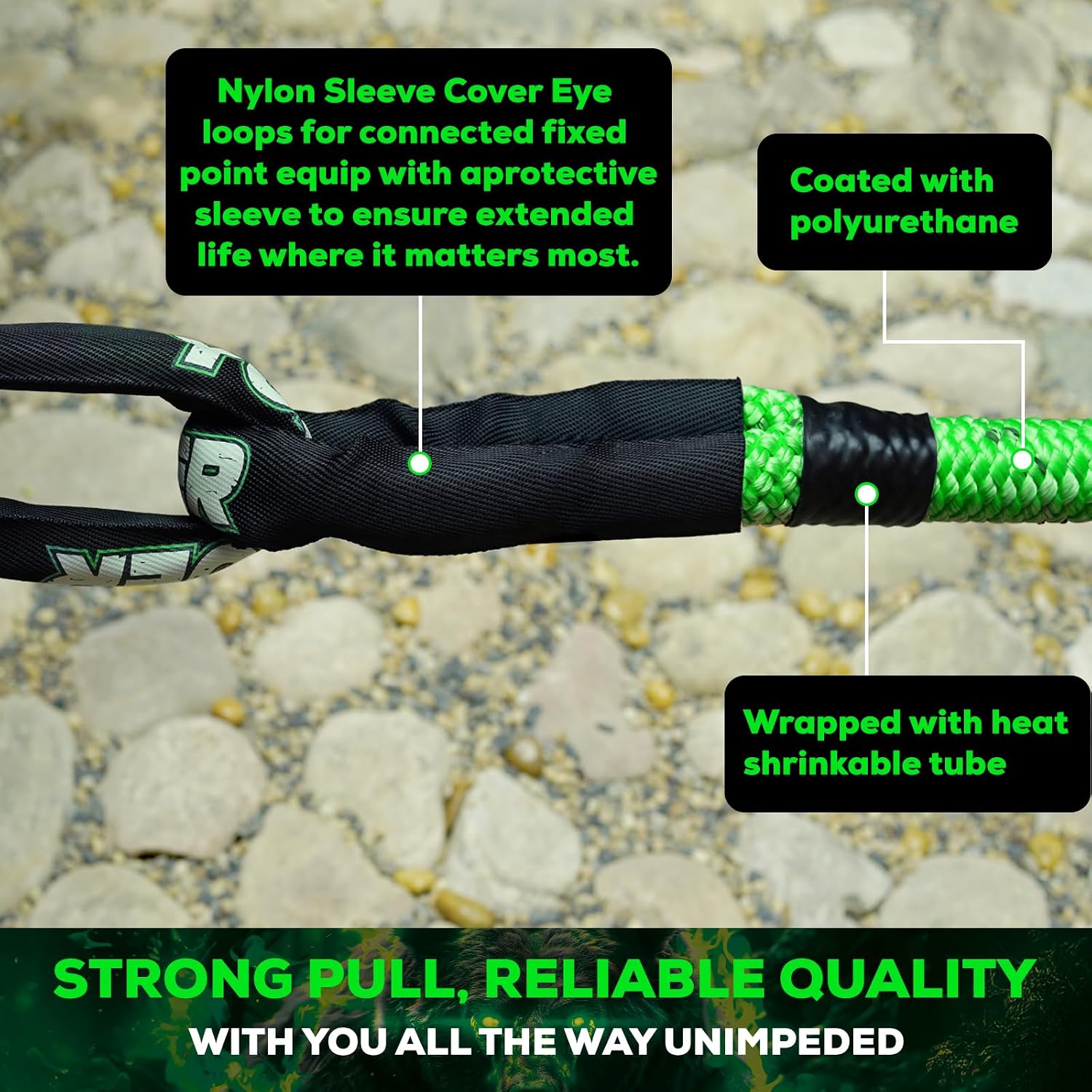 Thumbnail 5 de YUNFUER Heavy-Duty Kinetic Recovery Rope 86,000 lb