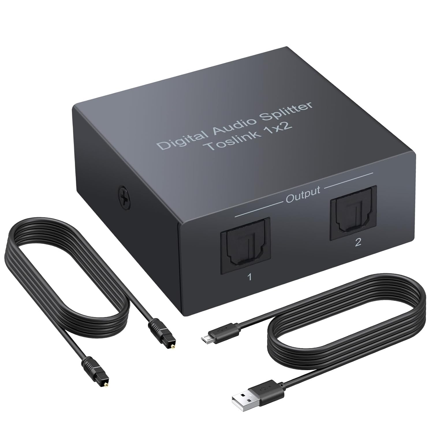 Detalle de PROZOR SPDIF Toslink Splitter 1 x 2 optique 📡