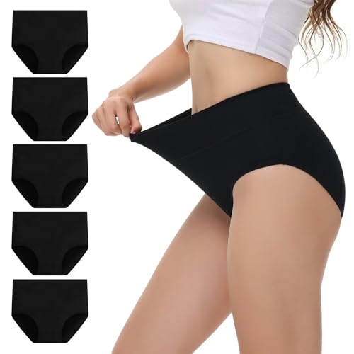 Detalle de NUOZA Mutande Donna Cotone Vita Alta - Comfort Morbido e Design Versatile