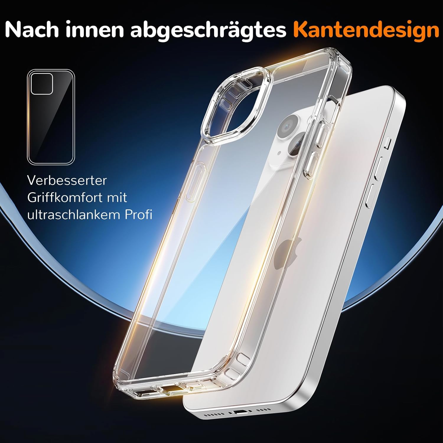 Thumbnail 2 de Clear TPU iPhone 15 case 9FT drop