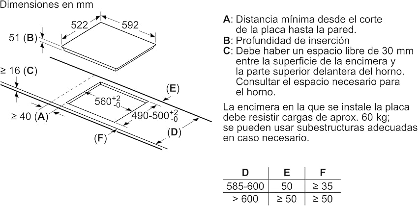 Thumbnail 1 de Balay 3EB865FR placa inducción 60 cm, zona 28 cm