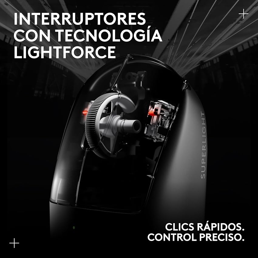Detalle 1 de Logitech G PRO X SUPERLIGHT 2 Ratón gaming 60 g