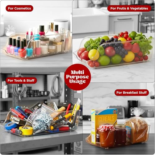 Thumbnail 7 de KICHLY Can Dispenser Set of 4: Fridge Can Holder and Pantry Rack Organizer