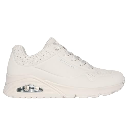 Detalle de Skechers Femme Uno Stand on Air Racine — Baskets basses Blanche, 40 EU