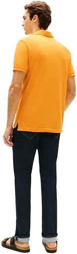 Detalle de Tommy Hilfiger Polo de manga corta para hombre 1985 Regular Fit en naranja (Orange Flash) - talla L