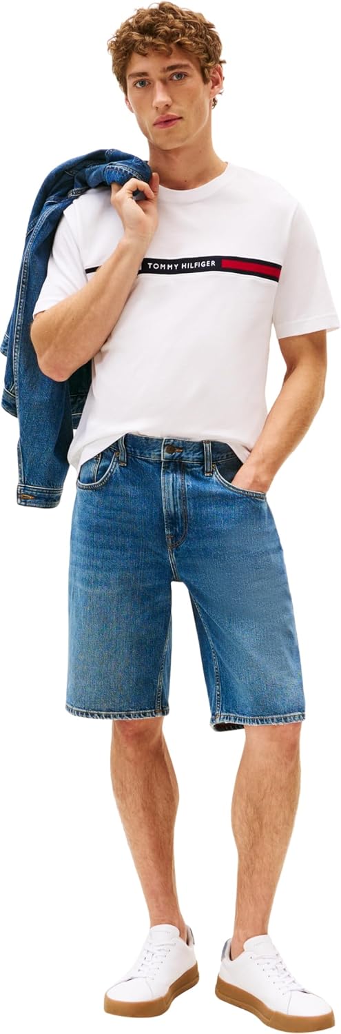 Thumbnail 4 de Tommy Hilfiger Herren T-Shirt mit Rundhalsausschnitt aus Baumwolle (Basic)