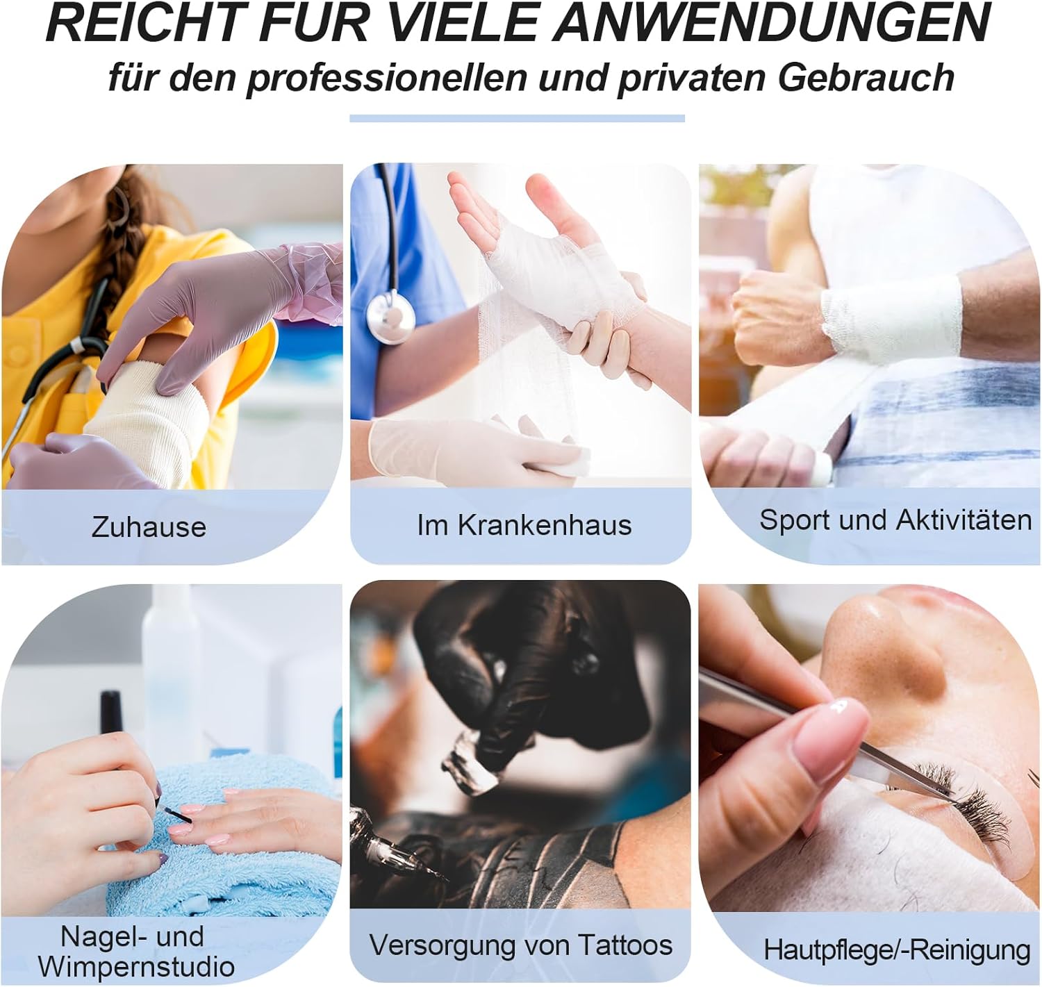 Thumbnail 6 de HansaGT Medical sterile Wundkompressen 10x10 cm, 50 Stück (8-lagig, STERIL)