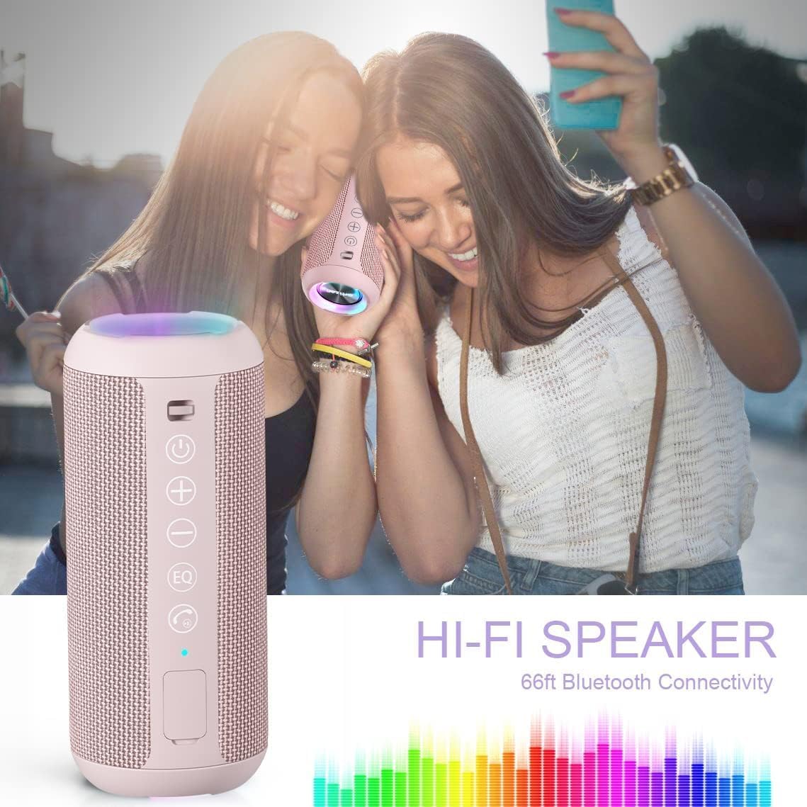 Thumbnail 2 de Ortizan Bluetooth Speaker | IPX7, 30H, BT 5.3, Dual Pairing & RGB Lights