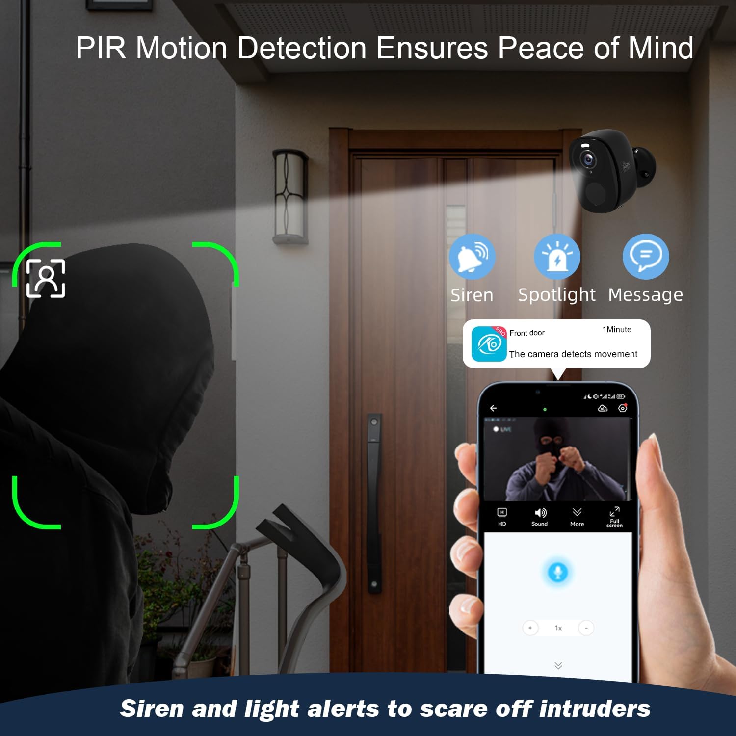 Detalle de Rraycom 4Pack 2K 5G/2.4G security cameras