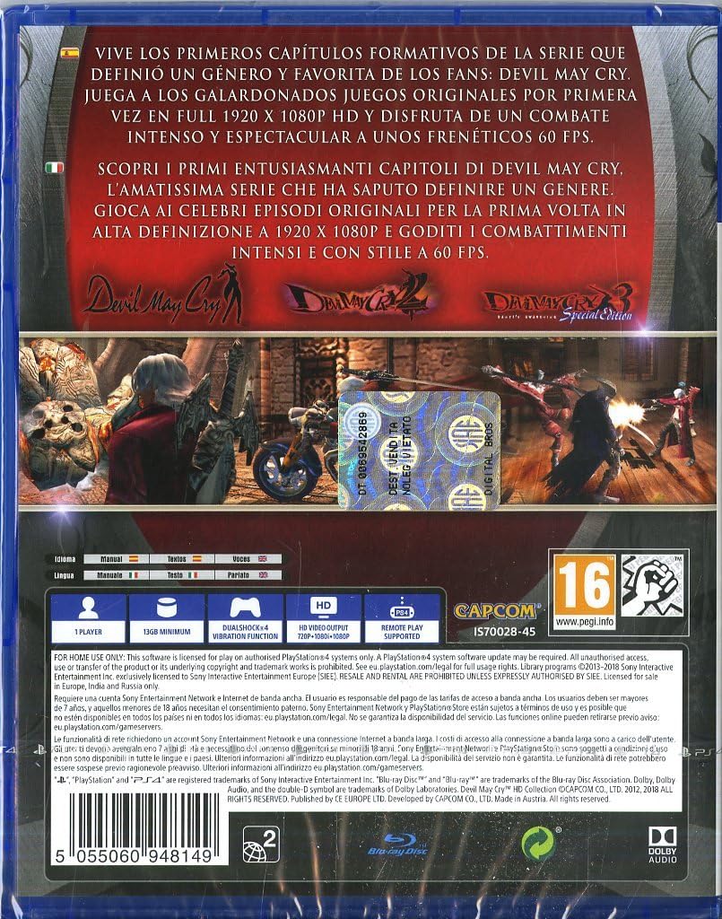Detalle 2 de Capcom Devil May Cry HD Collection