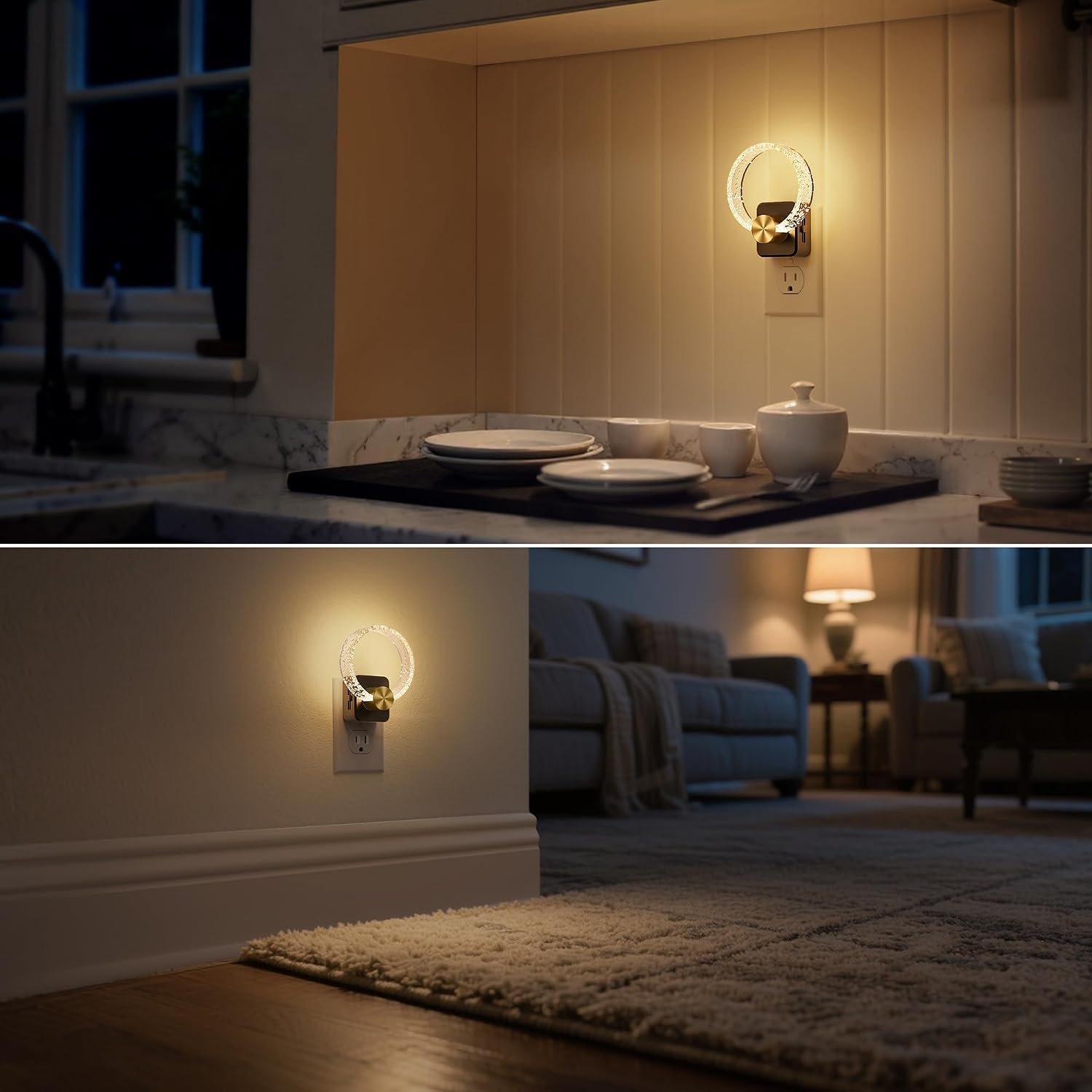 Detalle 2 de DORESshop Plug-In Night Light Acrylic