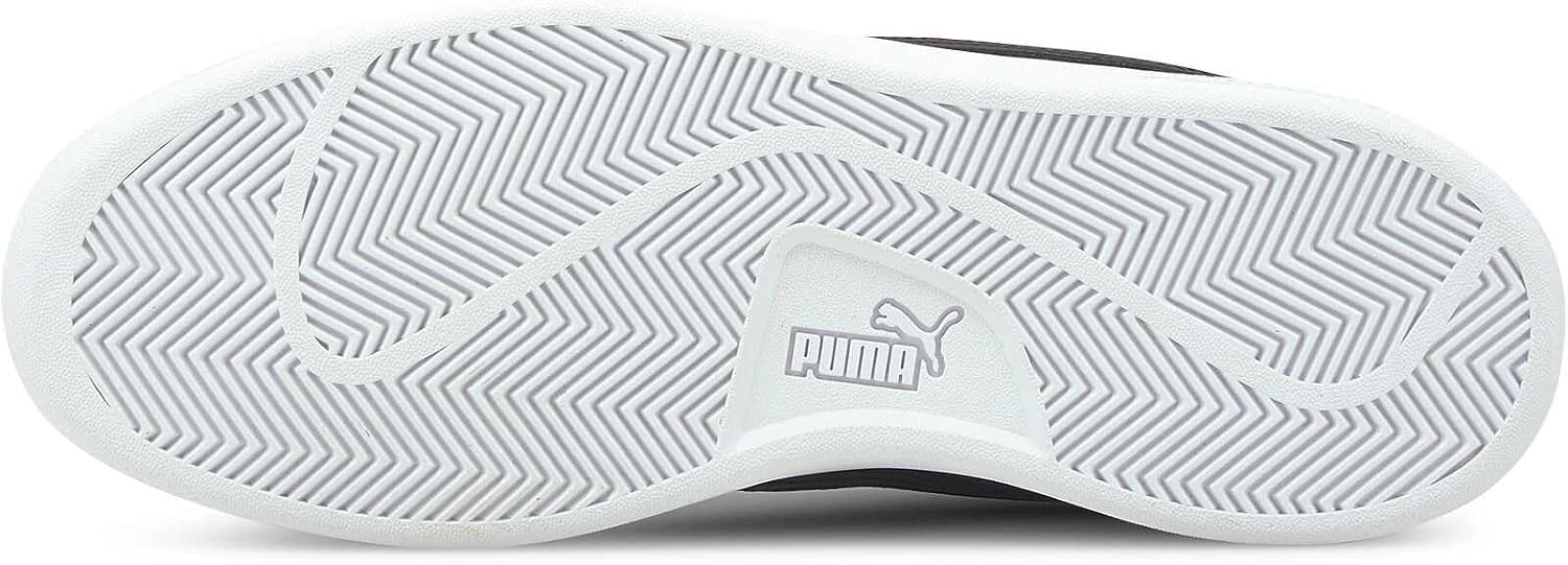 Detalle de PUMA Smash V2 L Sneakers Unisex da Adulto – Bianco/Black, 44 EU