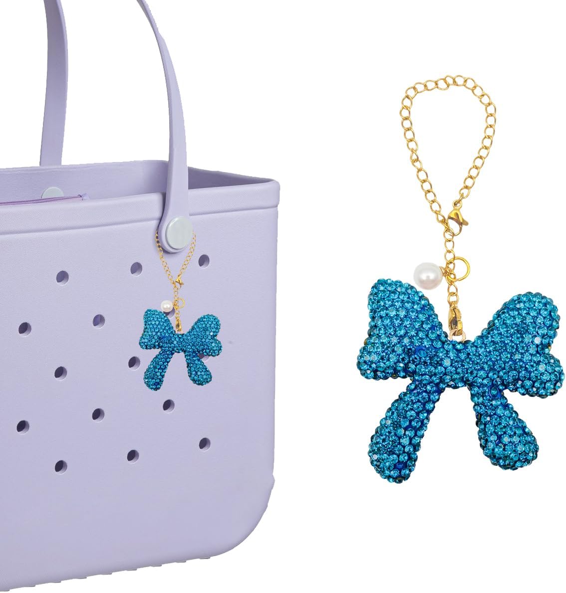 Thumbnail 5 de Rhinestone Bow Bag Charm